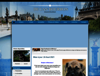 can-bourbon.chiens-de-france.com screenshot