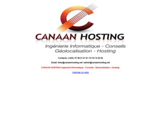 canaanhosting.net screenshot
