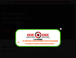 canaccessimmigration.com screenshot