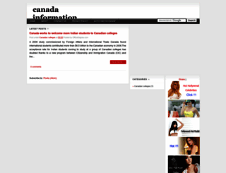 canada-information.blogspot.com screenshot