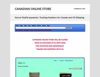 canada-store.com screenshot