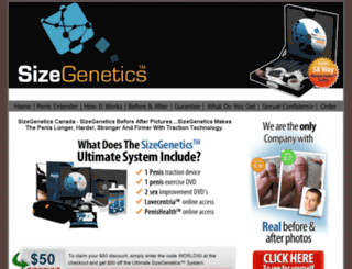 canada.sizegenetics-extender.info screenshot