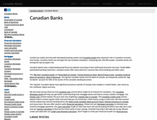 canadabanks.net screenshot