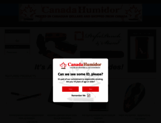 canadahumidor.com screenshot