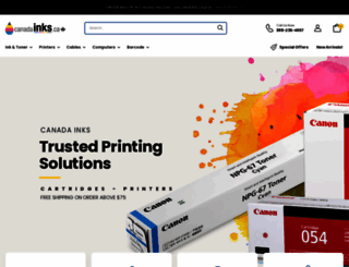 canadainks.com screenshot