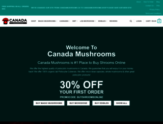 canadamushrooms.ca screenshot