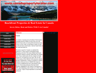 canadapropertylocator.com screenshot