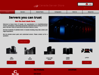 canadaserverstore.com screenshot