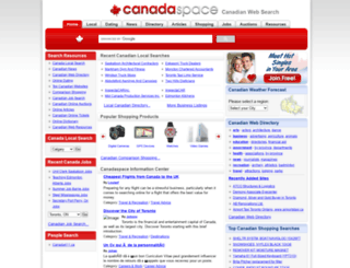 canadaspace.com screenshot