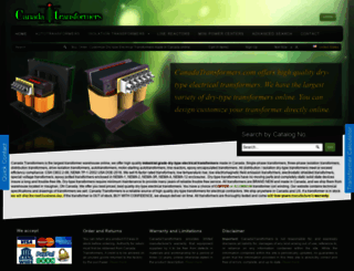 canadatransformers.com screenshot