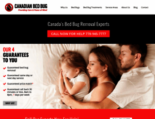 canadianbedbug.com screenshot