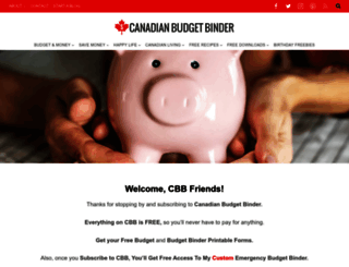 canadianbudgetbinder.wordpress.com screenshot
