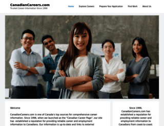 canadiancareers.com screenshot