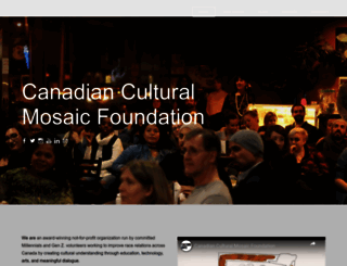 canadianculturalmosaicfoundation.com screenshot