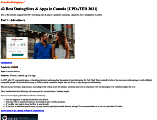 canadiandatingapps.com screenshot