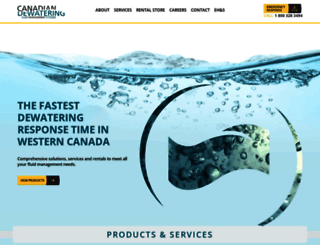 canadiandewatering.com screenshot