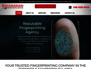 canadianfingerprints.com screenshot