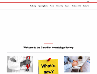 canadianhematologysociety.org screenshot