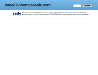 canadianhomes4sale.com screenshot