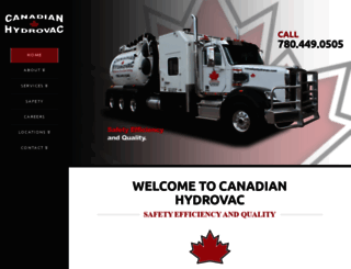 canadianhydrovac.com screenshot