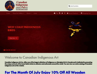 canadianindianart.com screenshot