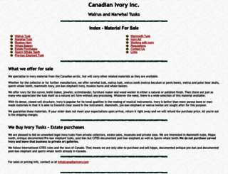 canadianivory.com screenshot