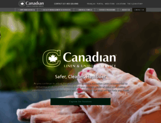 canadianlinen.com screenshot
