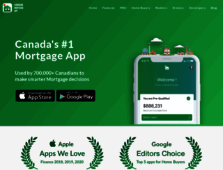 canadianmortgageapp.com screenshot