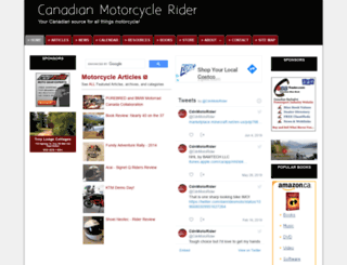 canadianmotorcyclerider.ca screenshot