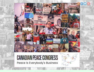 canadianpeacecongress.ca screenshot