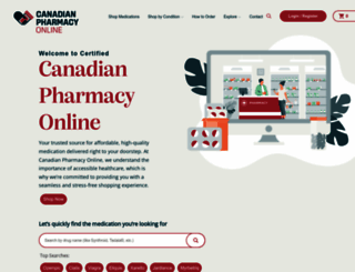 canadianpharmacyonline.com screenshot