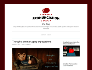 canadianpronunciationcoach.wordpress.com screenshot