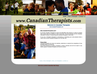 canadiantherapists.com screenshot