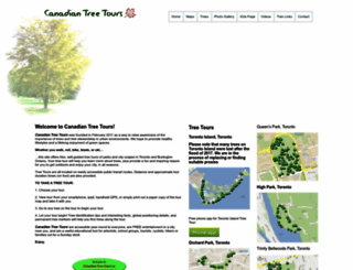 canadiantreetours.org screenshot