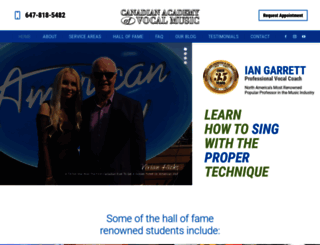 canadianvocalacademy.com screenshot