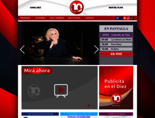 canal10mardelplata.tv screenshot
