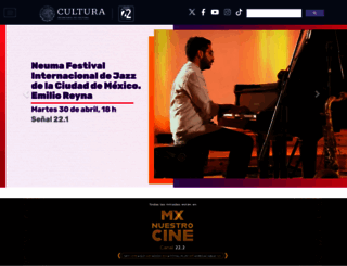 canal22.org.mx screenshot