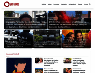 canalcienciascriminais.com.br screenshot