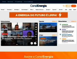 canalenergia.com.br screenshot