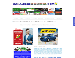 canalesdebolivia.com screenshot
