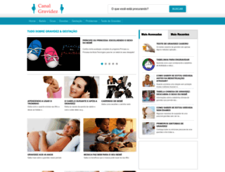 canalgravidez.com.br screenshot