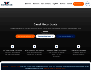 canalmotorboats.com screenshot