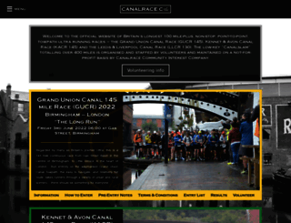 canalrace.org.uk screenshot
