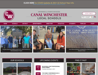 canalwinchesterschools.org screenshot