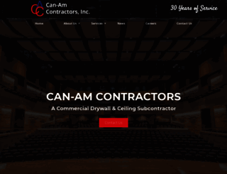 canamcontractors.com screenshot