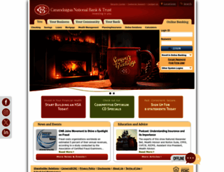 canandaiguanationalbank.com screenshot