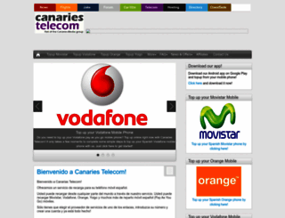 canariestelecom.com screenshot