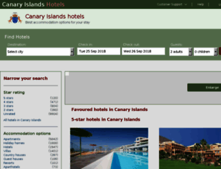 canary-islands-hotels.com screenshot
