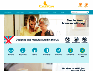 canarycare.co.uk screenshot