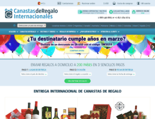 canastasderegalointernacionales.com screenshot